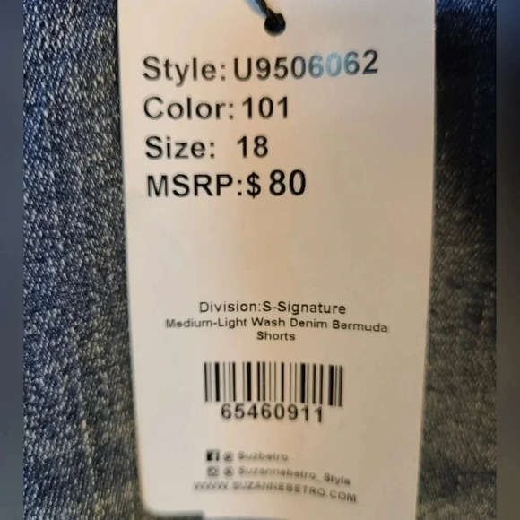 SUZANNE Betro Jean Shorts - Picture 7 of 9